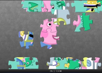 Peppa Pig: George – Пъзел екранна снимка на играта