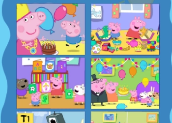 پازل اره منبت کاری اره مویی Peppa Pig اسکرین شات بازی