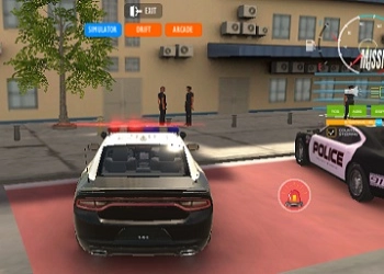 Polizei Auto Simulator Spiel-Screenshot