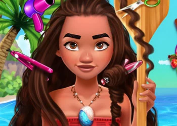 Polynesische Prinsessen Echte Kapsels schermafbeelding van het spel