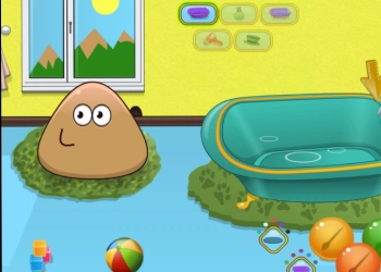Kąpiel Dziecka Pou zrzut ekranu gry