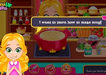 Cozinha Da Sopa Da Princesa captura de tela do jogo