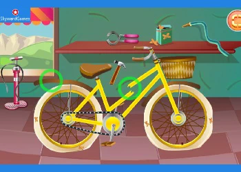 Bicicletta Di Riparazione Rapunzel screenshot del gioco