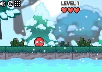 Red Ball: Christmas Love game screenshot