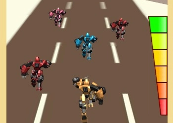 Robot Transformatie Race schermafbeelding van het spel