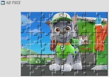 Rocky Paw Patrol Puzzlei oyun ekran görüntüsü