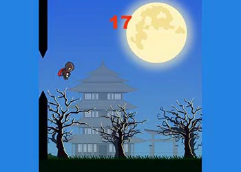 Jooksev Ninja mängu ekraanipilt