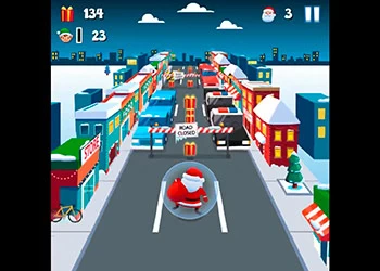 Santa City Run snímek obrazovky hry