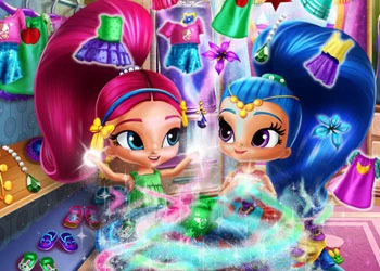 Nettoyage De Garde-Robe Shimmer And Shine capture d'écran du jeu