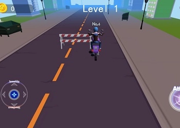 Shinecool Stunt-Motorrad Spiel-Screenshot