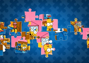 Colecția Simpsons Jigsaw Puzzle captură de ecran a jocului