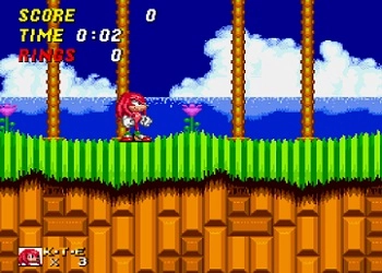 Sonic e Knuckles & Sonic 2 captura de tela do jogo