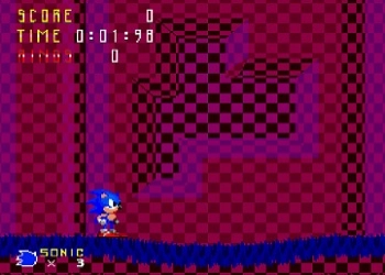 Sonic No Vazio captura de tela do jogo