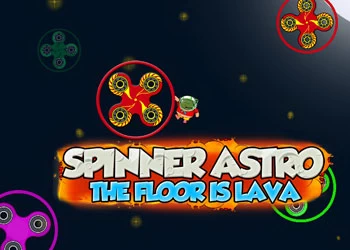 Spinner Astro The Floor - Бұл Лава ойын скриншоты