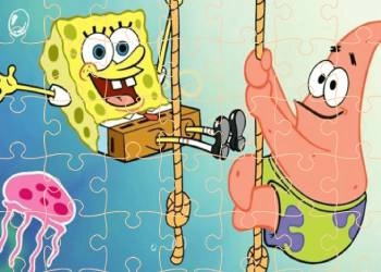 Bob Esponja: Rompecabezas captura de pantalla del juego