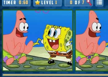 Spongebob: იპოვე განსხვავებები თამაშის სკრინშოტი