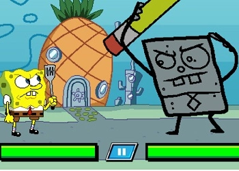 Spongebob: Super Brawl World 2 snímek obrazovky hry