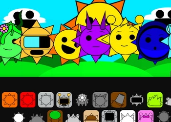 Sprunki: Mr. Sun Mod ภาพหน้าจอของเกม