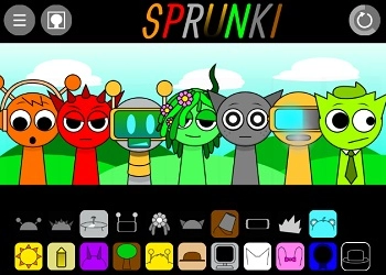 Remake do Sprunki Scratch captura de tela do jogo