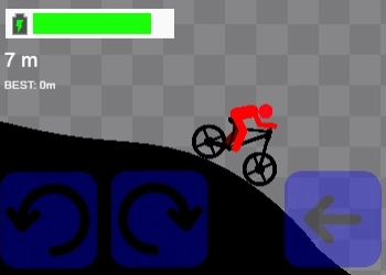 Stickman Bike Runner captură de ecran a jocului