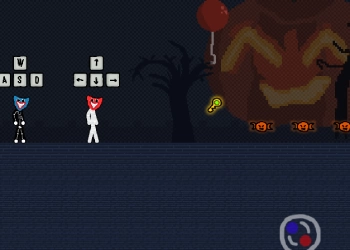 Stickman Huggy Spooky Holiday játék képernyőképe