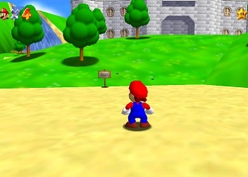 Super Mario 64 Odyssea snímek obrazovky hry