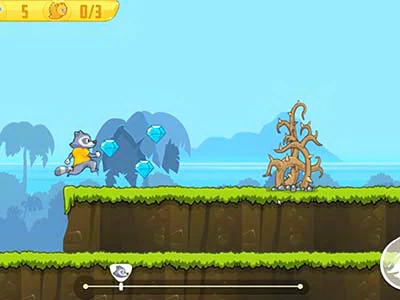 Esquilo Do Mundo De Super Mario captura de tela do jogo