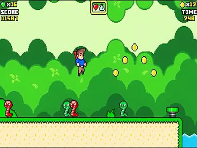 Super Steve Mundo captura de pantalla del juego