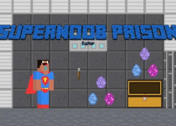 Supernoob Prison Easter game screenshot