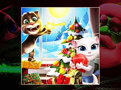 Talking Tom Christmas skærmbillede af spillet