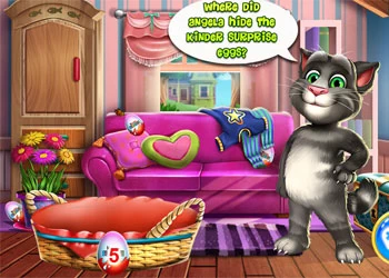 Talking Tom Kinder Surprise schermafbeelding van het spel