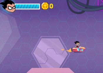 Teen Titans Go: Angrebet fra dronerne skærmbillede af spillet