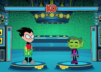 Teen Titans Go! Juegos: Torre De Entrenamiento captura de pantalla del juego