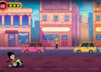 Teen Titans Go: Reiterblockade Spiel-Screenshot