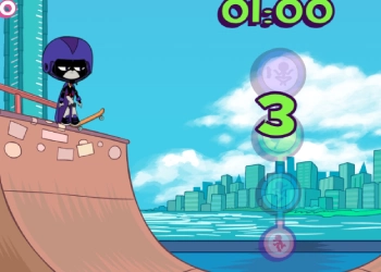 Teen Titans Go: Rock-N-Raven խաղի սքրինշոթ