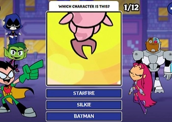 Teen Titans Go: Kvíz s detailními záběry snímek obrazovky hry