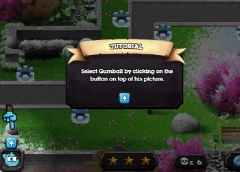De Wondere Wereld Van Gumball Snow Stoppers schermafbeelding van het spel