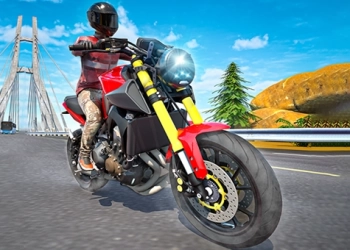 Trafiku Rider Moto Bike Gara pamje nga ekrani i lojës