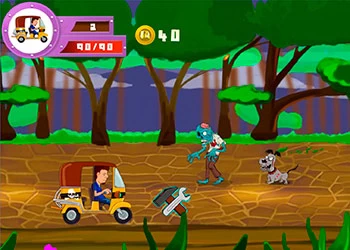 Conductor Loco De Tuk Tuk captura de pantalla del juego