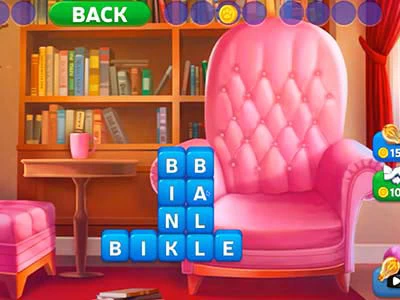 Word Cross Kitty Scramble Spiel-Screenshot