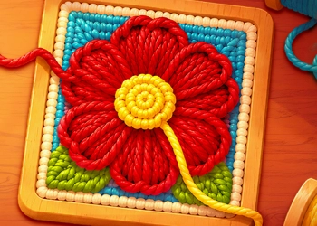 Yarn Art Loop game screenshot