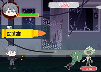 Zombie Trükkimine mängu ekraanipilt